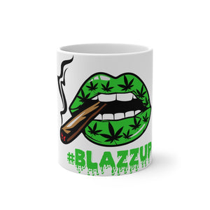 Green #Blazzup Spooky Drip Color Changing Mug