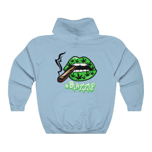 #Blazzup Green Classy Drip white letters  Unisex Heavy Blend™ Hooded Sweatshirt