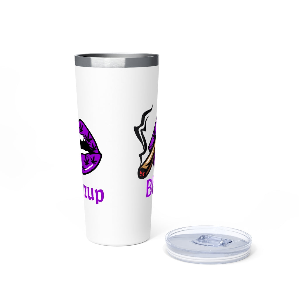 Purple Blazzup Copper Vacuum Insulated Tumbler, 22oz