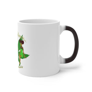 1st Ladies Of Cannabis Green leaf Color Changing Mug