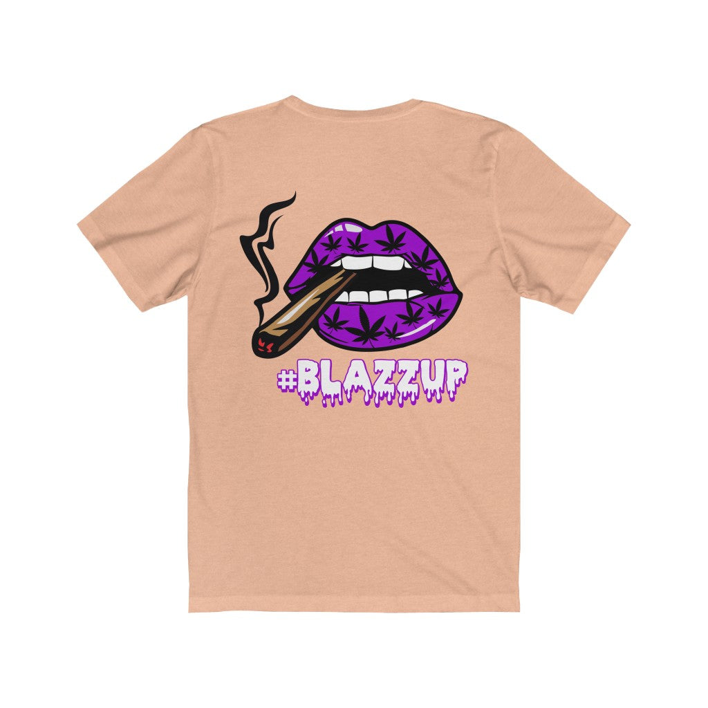 #Blazzup Spooky Drip White letters Unisex Jersey Short Sleeve Tee
