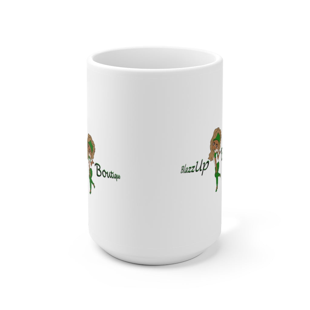 Hybrid Girl Green Ceramic Mug 15oz