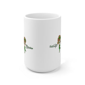 Hybrid Girl Green Ceramic Mug 15oz