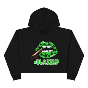 Green Crop Hoodie