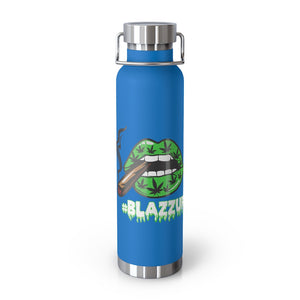 #Blazzup Spooky Drip green/white 22oz Vacuum Insulated Bottle