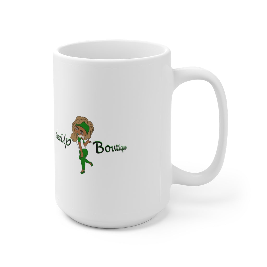 Hybrid Girl Green Ceramic Mug 15oz