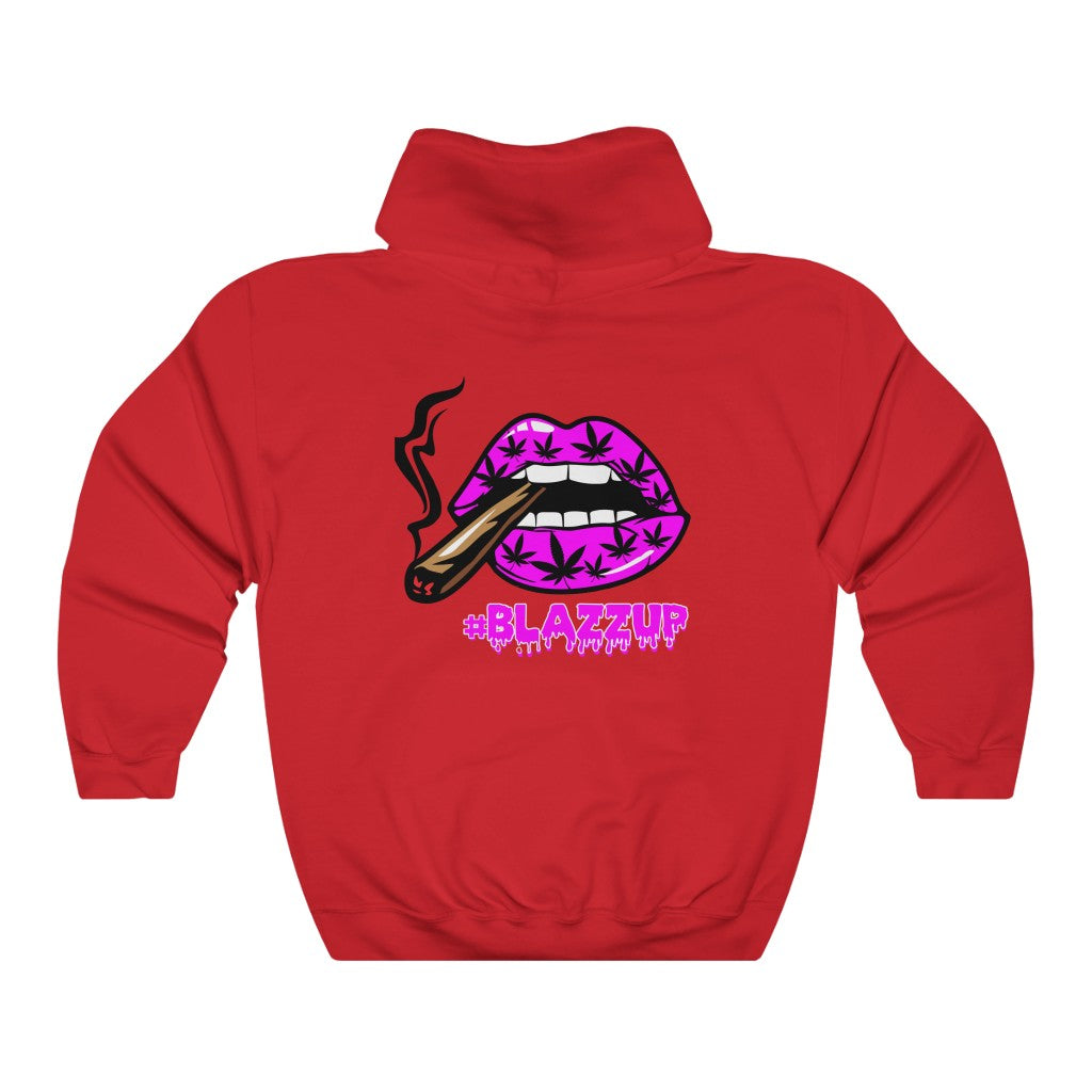 Pink #Blazzup  Hooded Sweatshirt