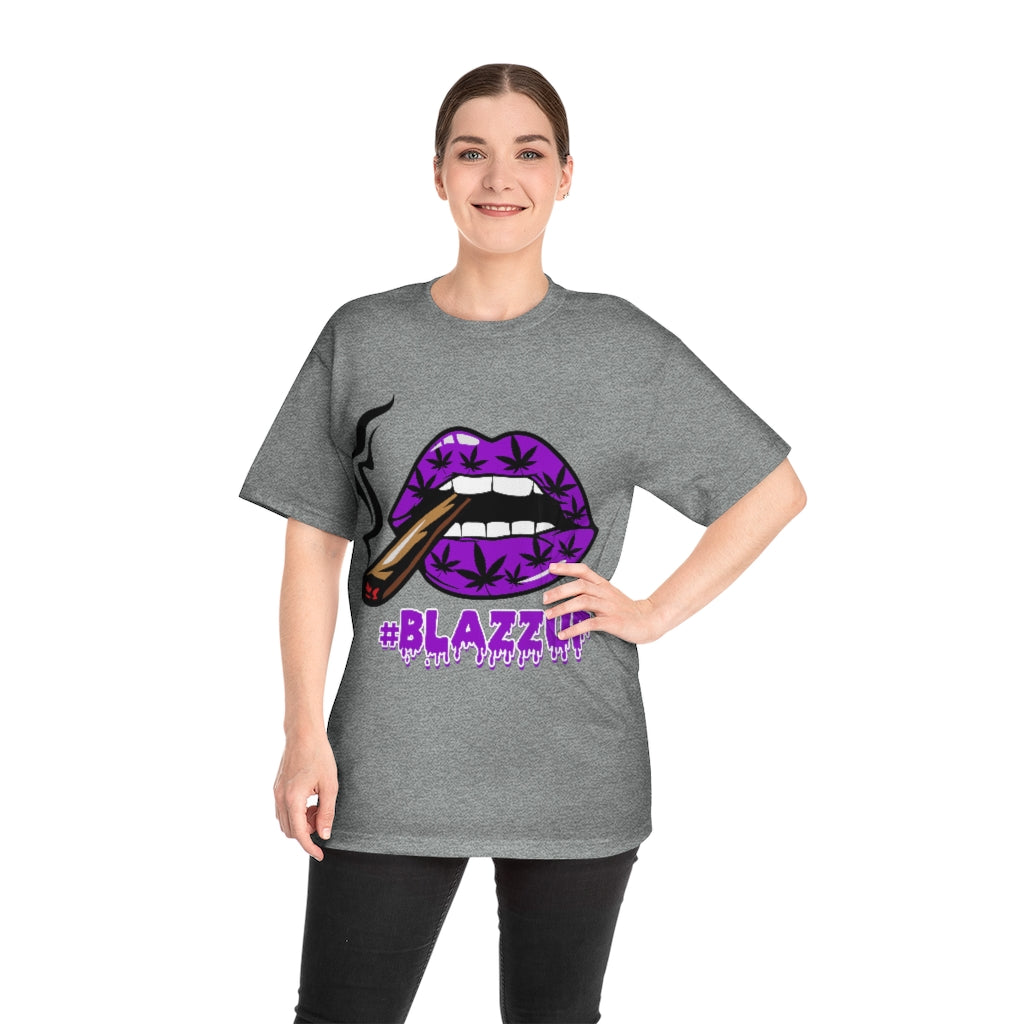 Purple #blazzup Unisex Hammer™ T-shirt