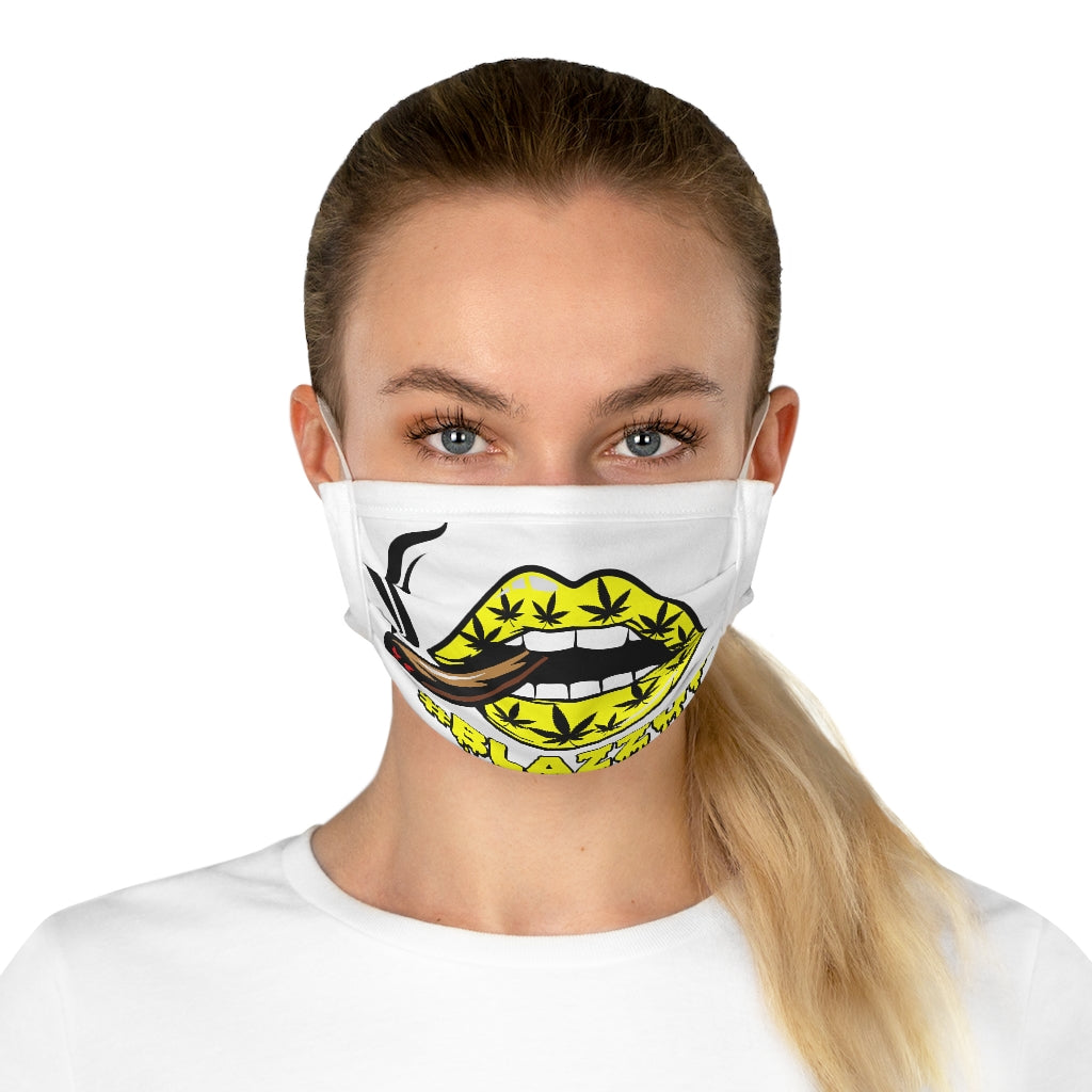 Yellow #Blazzup Cotton Face Mask (EU)