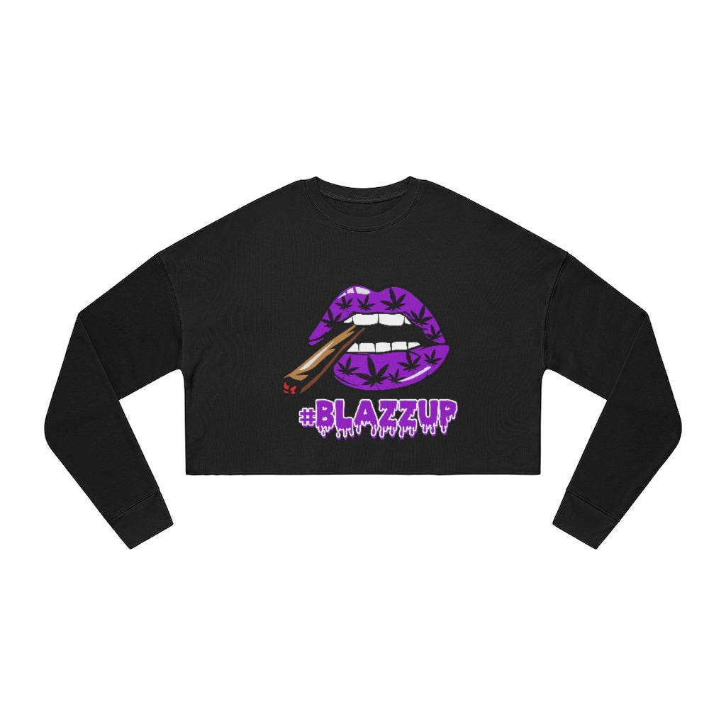 #Blazzup Women's Cropped Sweatshirt