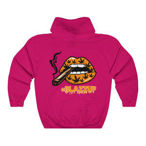 Orange #Blazzup  ™ Hooded Sweatshirt