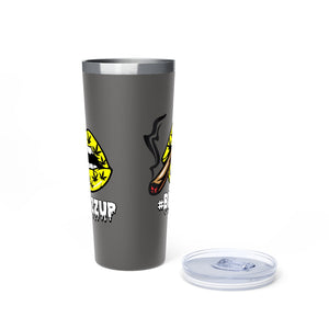 Yellow #Blazzup Copper Vacuum Insulated Tumbler, 22oz