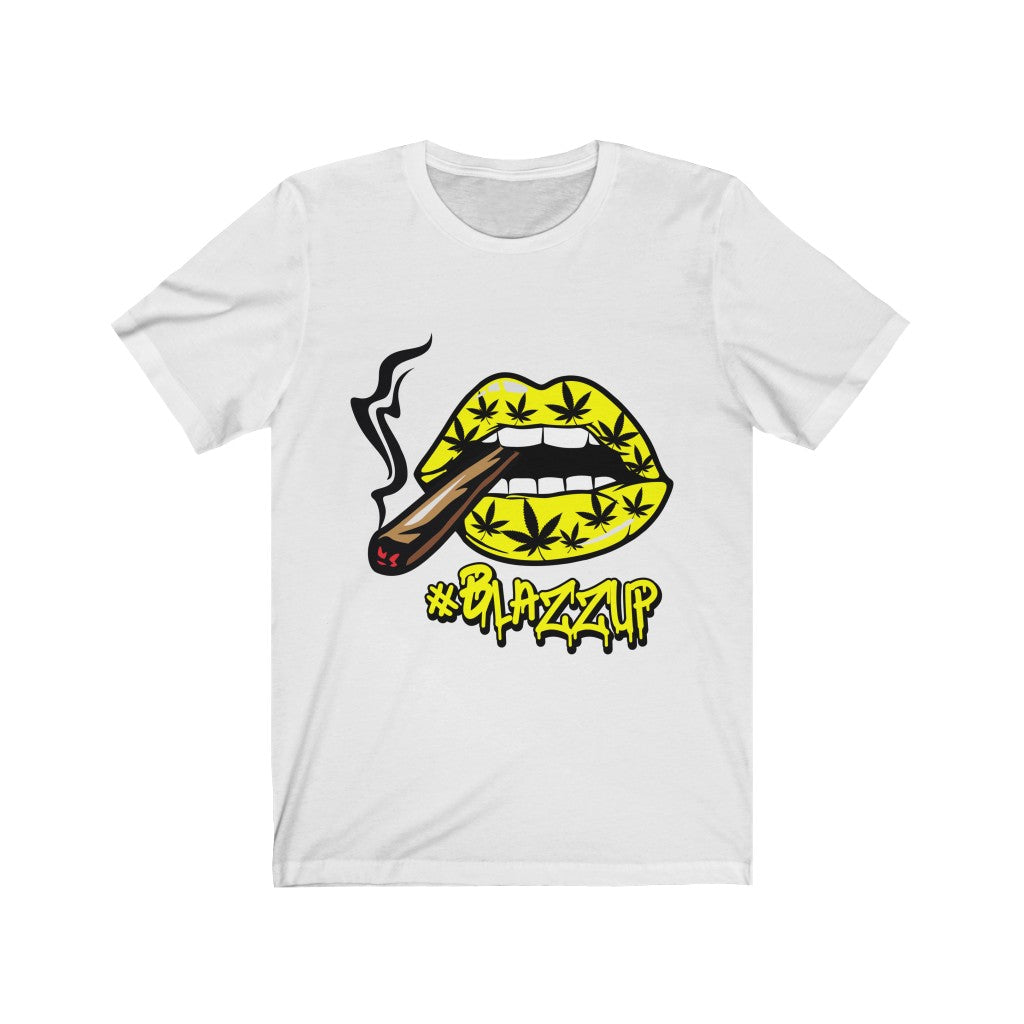 Yellow #Blazzup Classy drip Unisex Jersey Short Sleeve Tee