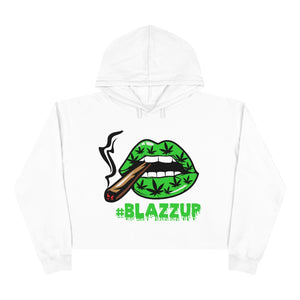 Green Crop Hoodie