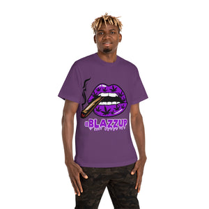 Purple #blazzup Unisex Hammer™ T-shirt