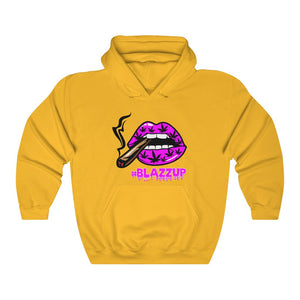 Pink #Blazzup  Hooded Sweatshirt