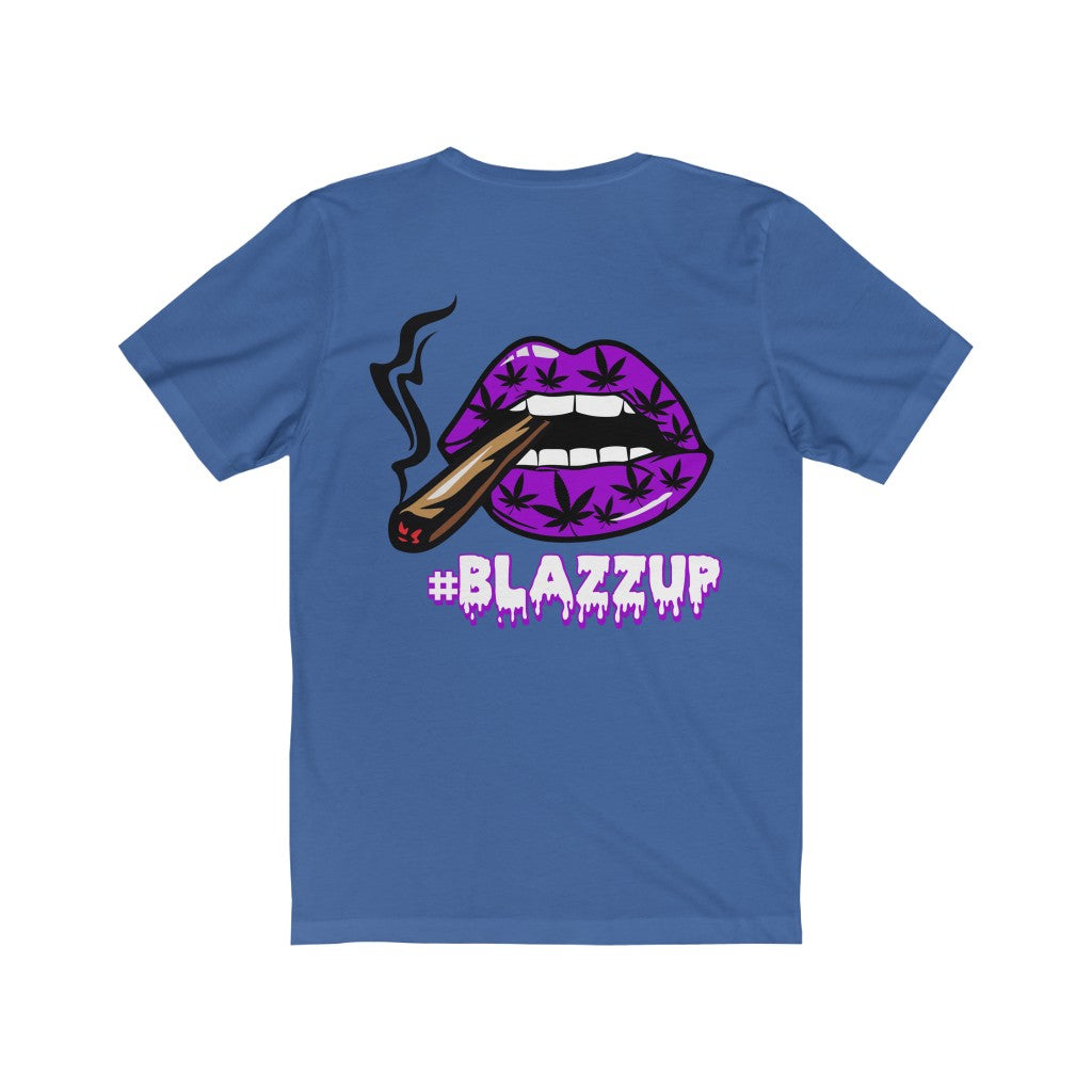 #Blazzup Spooky Drip White letters Unisex Jersey Short Sleeve Tee