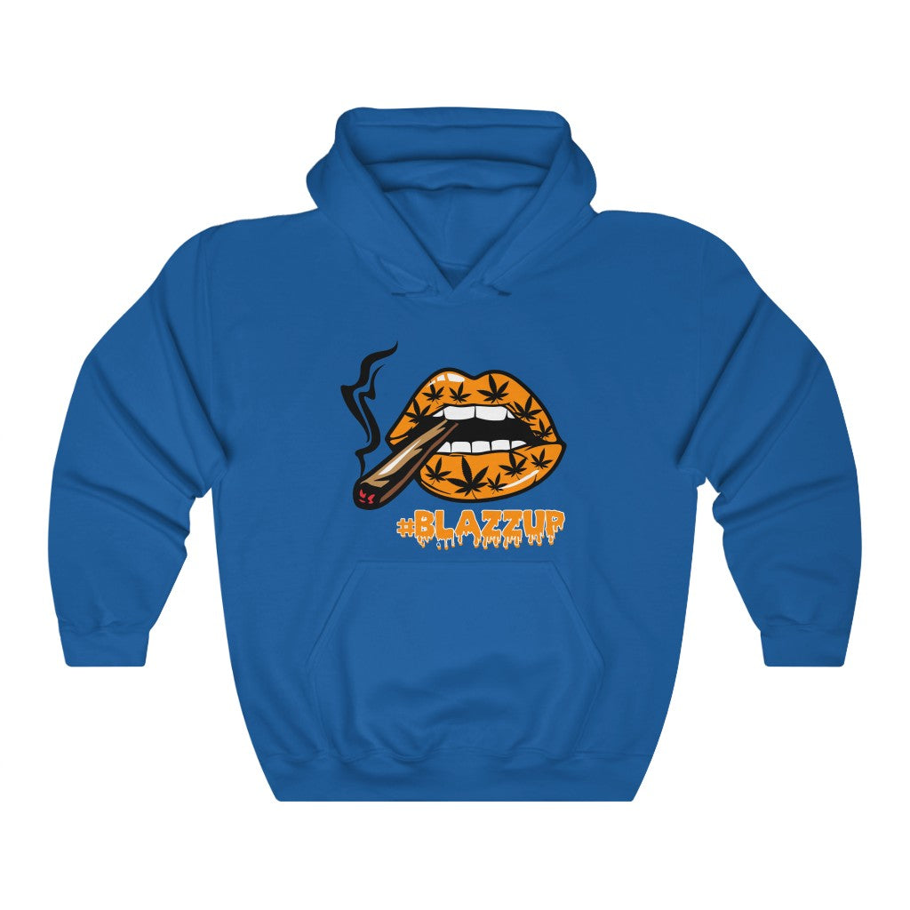 Orange #Blazzup  ™ Hooded Sweatshirt