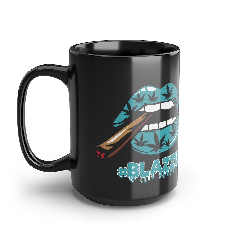 Turquoise/Black #Blazzup Mug