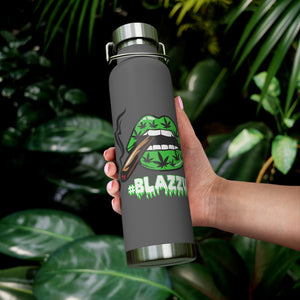 #Blazzup Spooky Drip green/white 22oz Vacuum Insulated Bottle