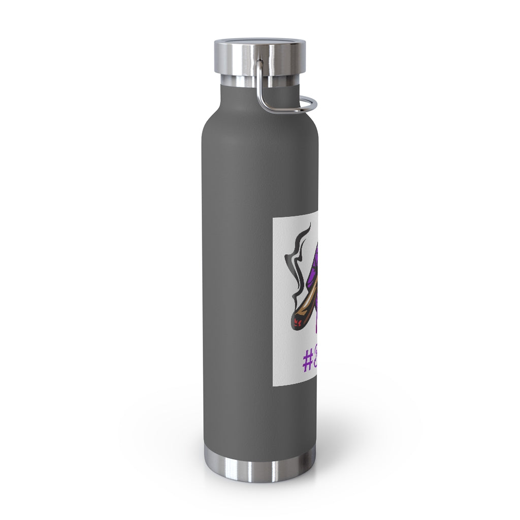 #BLAZZUP Scary Drip Purple  22oz Vacuum Insulated Bottle