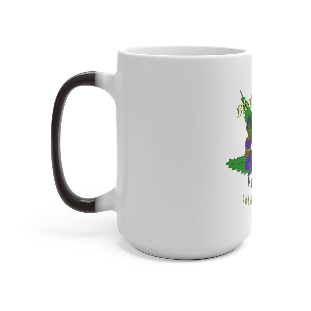 1st Ladies Of Cannabis Green leaf Color Changing Mug