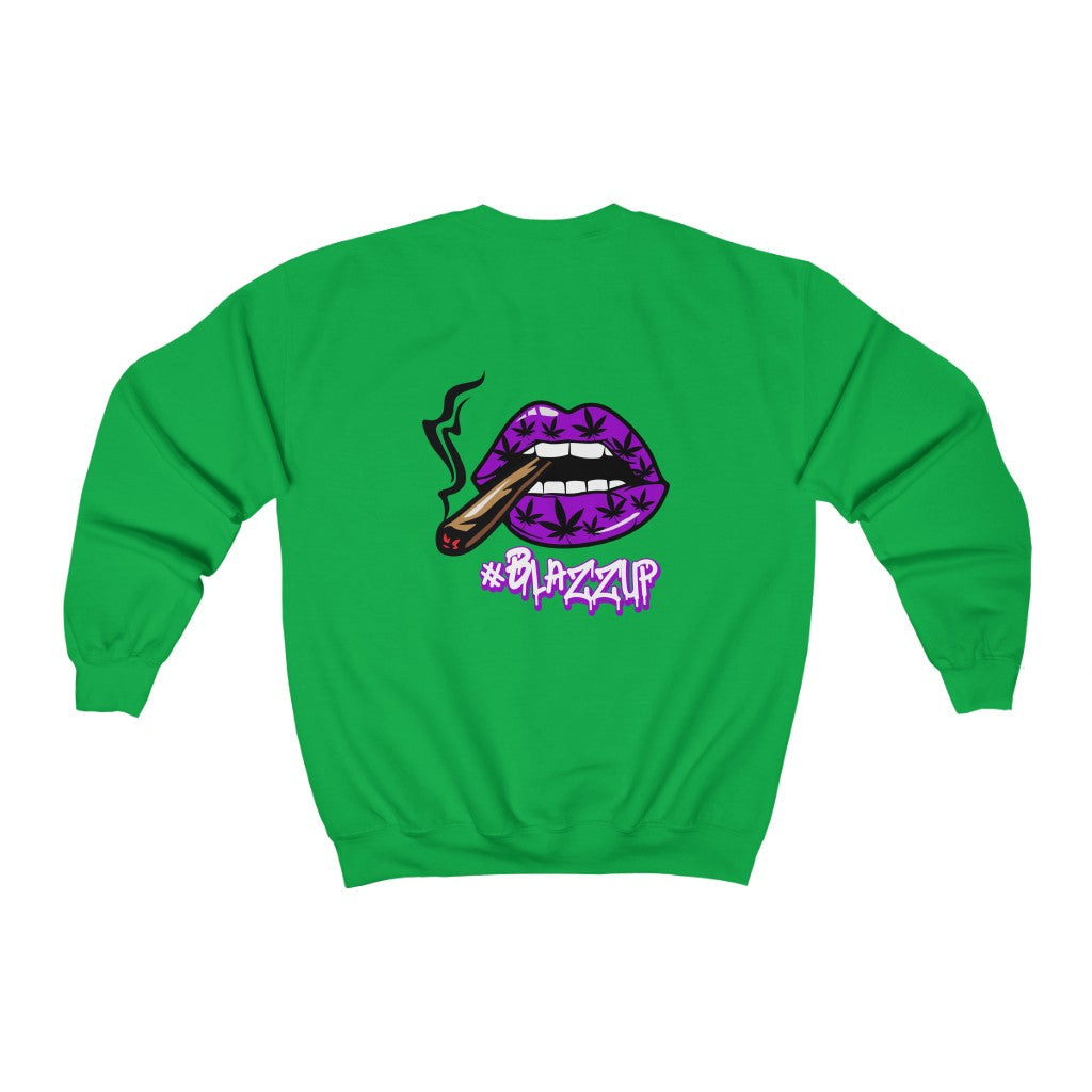 #Blazzup Purple Unisex Heavy Blend™ Crewneck Sweatshirt