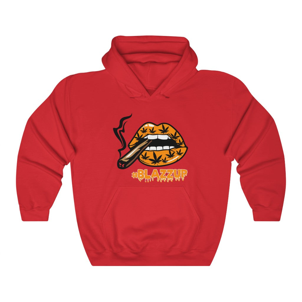 Orange #Blazzup  ™ Hooded Sweatshirt