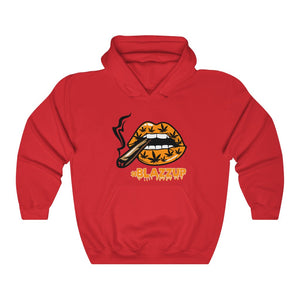 Orange #Blazzup  ™ Hooded Sweatshirt