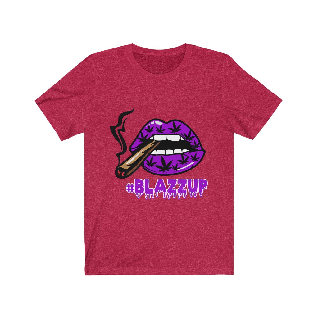 Purple #Blazzup spooky Drip Unisex Jersey Short Sleeve Tee