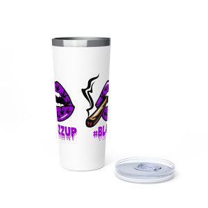 #BLAZZUP Purple Spooky Drip Copper Vacuum Insulated Tumbler, 22oz