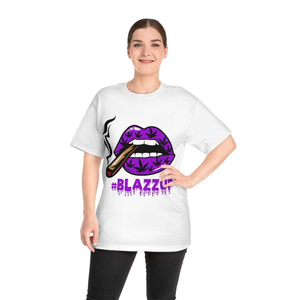 Purple #blazzup Unisex Hammer™ T-shirt