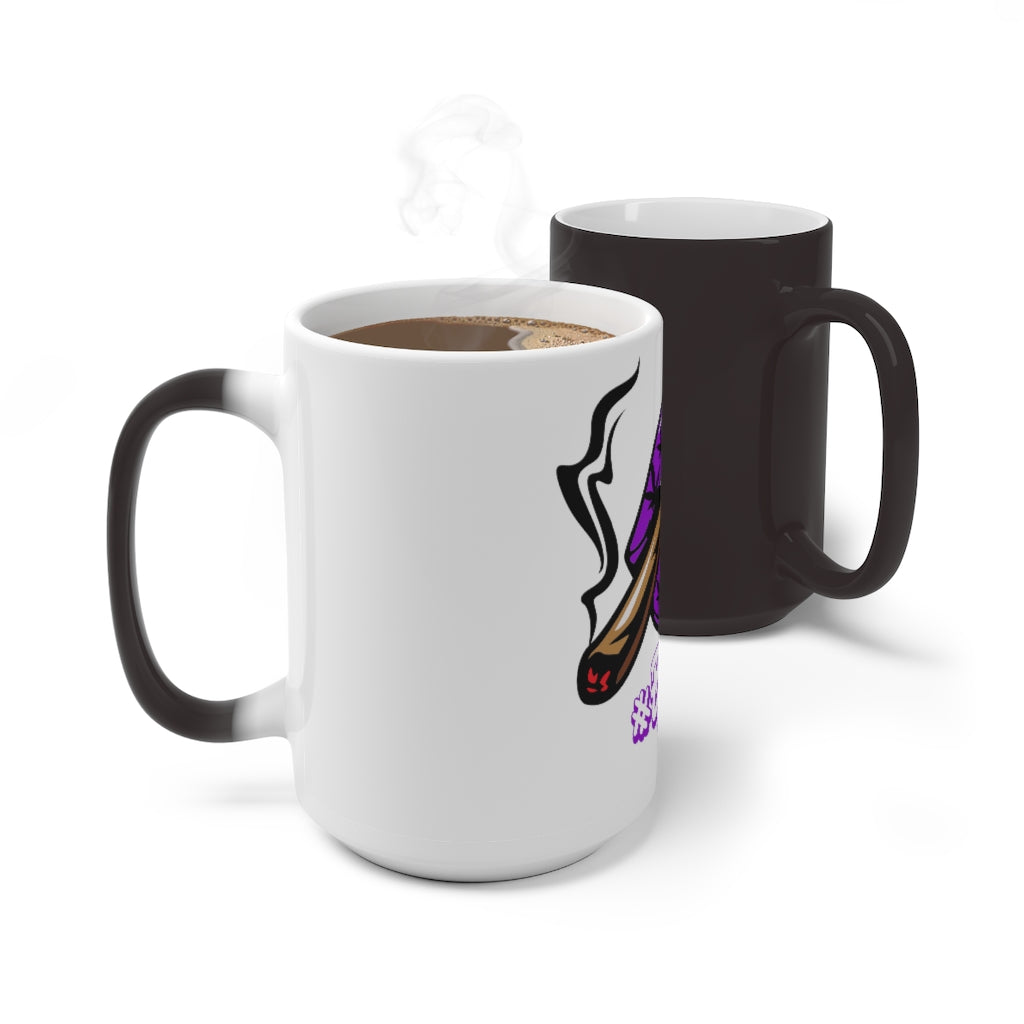 Purple Classy #Blazzup Color Changing Mug