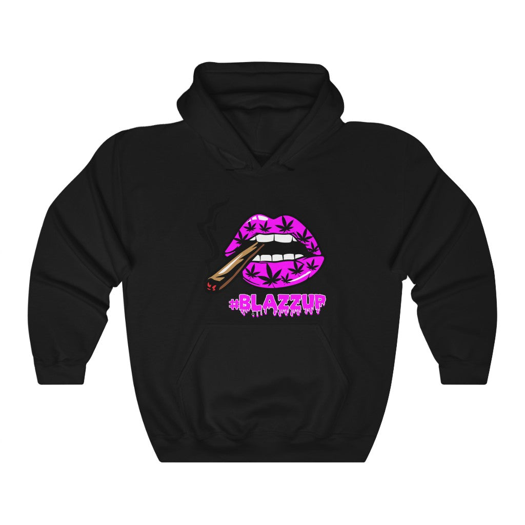 Pink #Blazzup  Hooded Sweatshirt