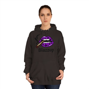 Blazzup Classic Print  Unisex College Hoodie