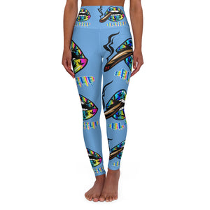 Rainbow High Waisted Yoga Leggings