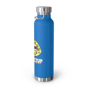 #Blazzup Yellow/white drip 22oz Vacuum Insulated Bottle