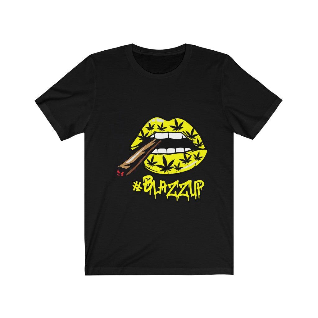 Yellow #Blazzup Classy drip Unisex Jersey Short Sleeve Tee