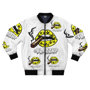 Copy of  #Blazzup Yellow White Letter  Bomber Jacket