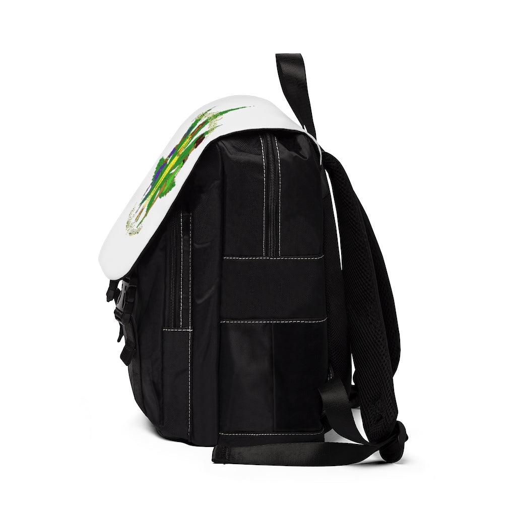 1st Ladies Of Cannabis Green Leaf Shoulder Backpack