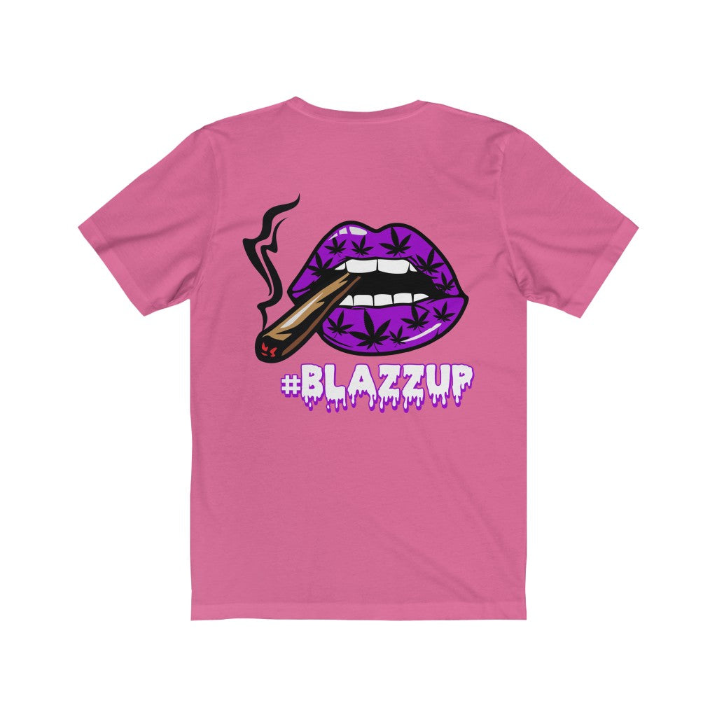 #Blazzup Spooky Drip White letters Unisex Jersey Short Sleeve Tee