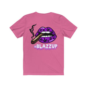 #Blazzup Spooky Drip White letters Unisex Jersey Short Sleeve Tee