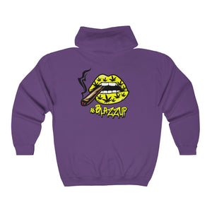 #BlazzUP Classy Drip Yellow  Unisex Heavy Blend™ Full Zip Hooded Sweatshirt