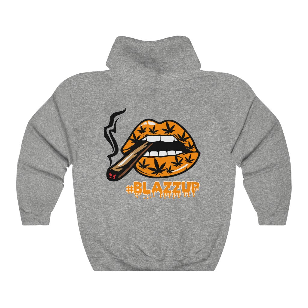 Orange #Blazzup ™ Hooded Sweatshirt