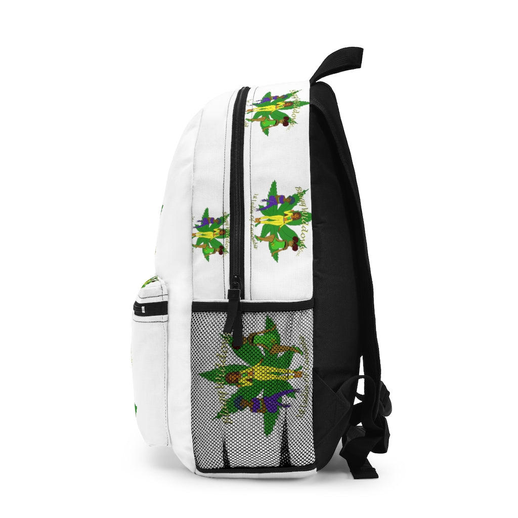 1st Ladies Of Cannabis Backpack  Green Leaf (Made in USA)