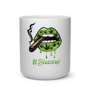 #Blazzup Green Bestie's Drip Heart Shape Mug