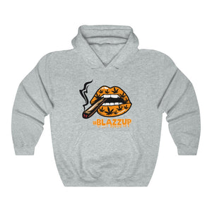 Orange #Blazzup  ™ Hooded Sweatshirt