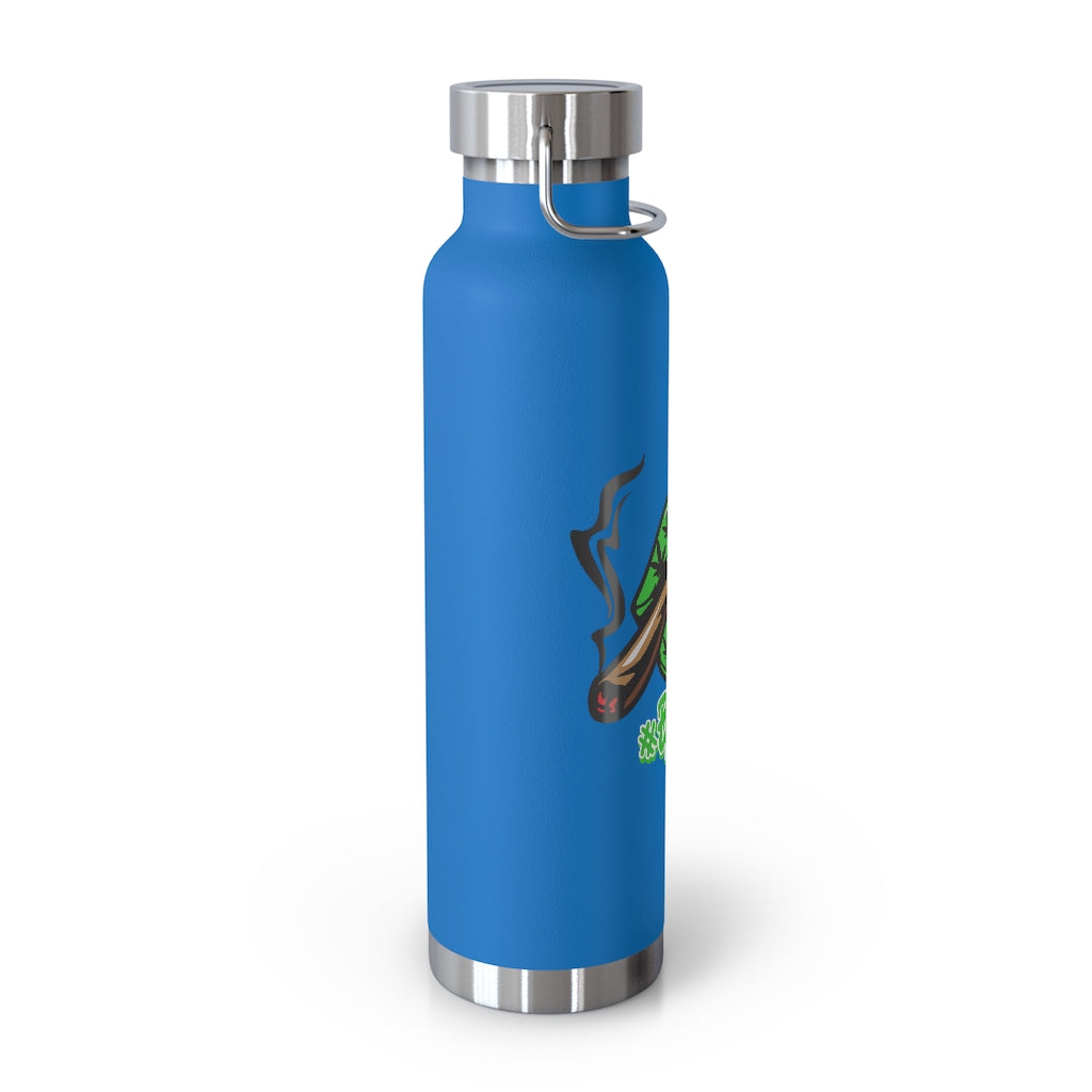 #Blazzup Classic Drip  Green 22oz Vacuum Insulated Bottle