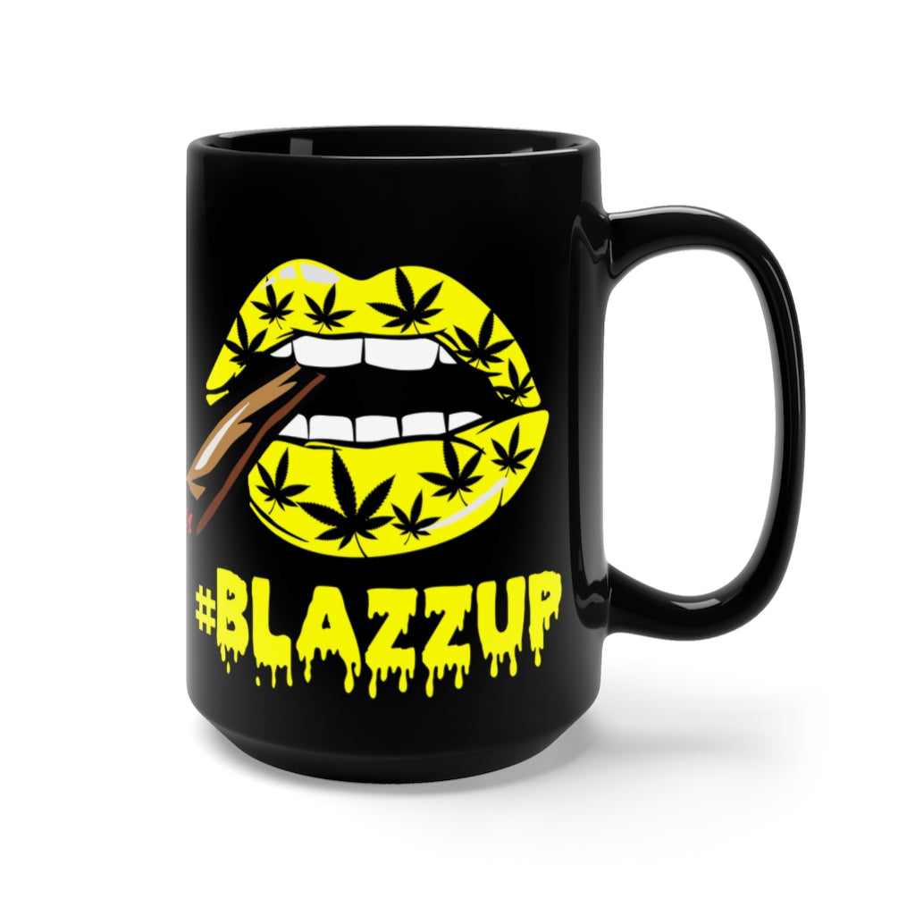 #Blazzup Yellow Spooky Drip  Mug 15oz