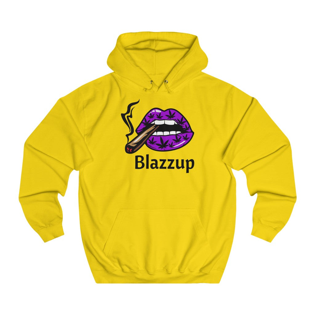 Blazzup Classic Print  Unisex College Hoodie